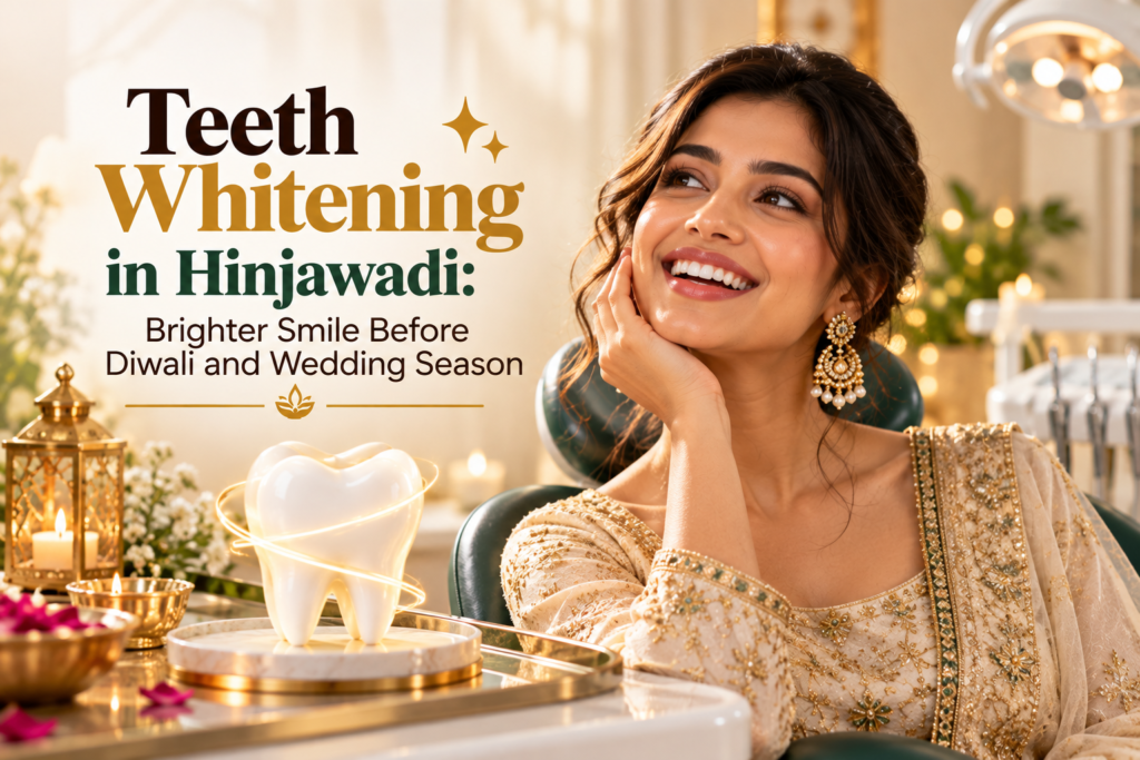Teeth Whitening in Hinjawadi: Brighter Smile Before Diwali and Wedding Season