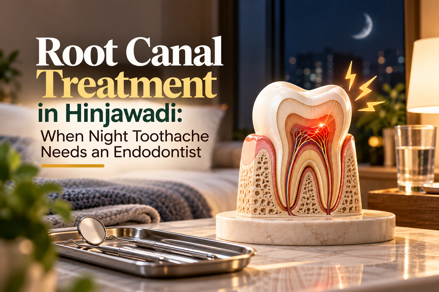  Root Canal Treatment in Hinjawadi: When Night Toothache Needs an Endodontist